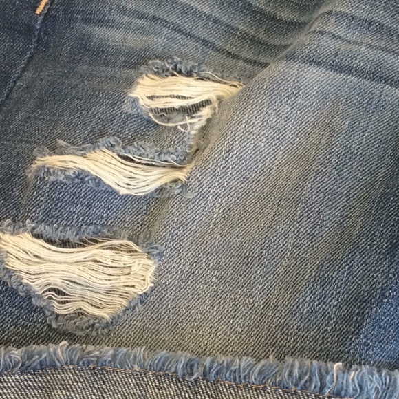 Mossimo factory distressed boyfriend jeans shorts - Picture 5 of 5